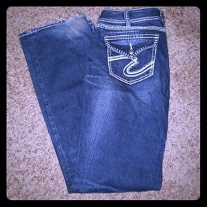 Silver Suki Jean's size 16 long